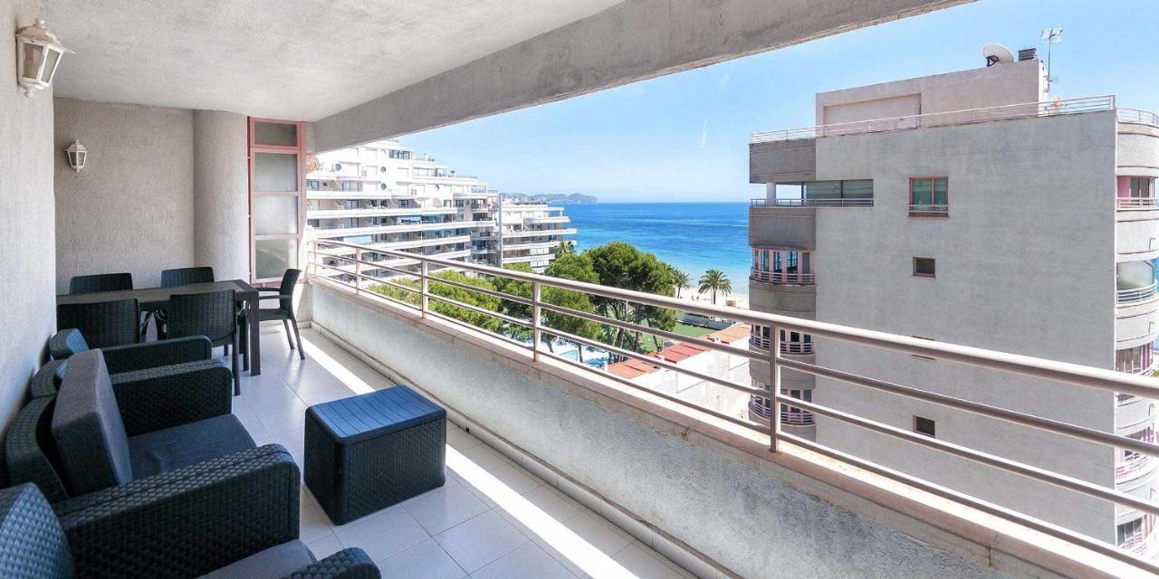 Nuevo Mexico Playa Vistas Al Mar 3 Habitaciones Piscina Y Garaje Calpe Bagian luar foto
